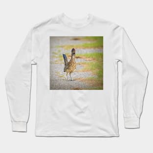 One Very Surprised  Roadrunner by Debra Martz Long Sleeve T-Shirt